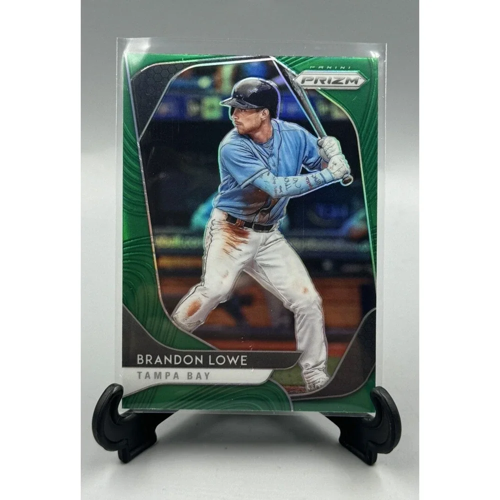 2020 Panini Prizm Prizms Green #37 Brandon Lowe Tampa Bay Rays‎